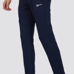 Twill Lycra Blue Colour Trackpants